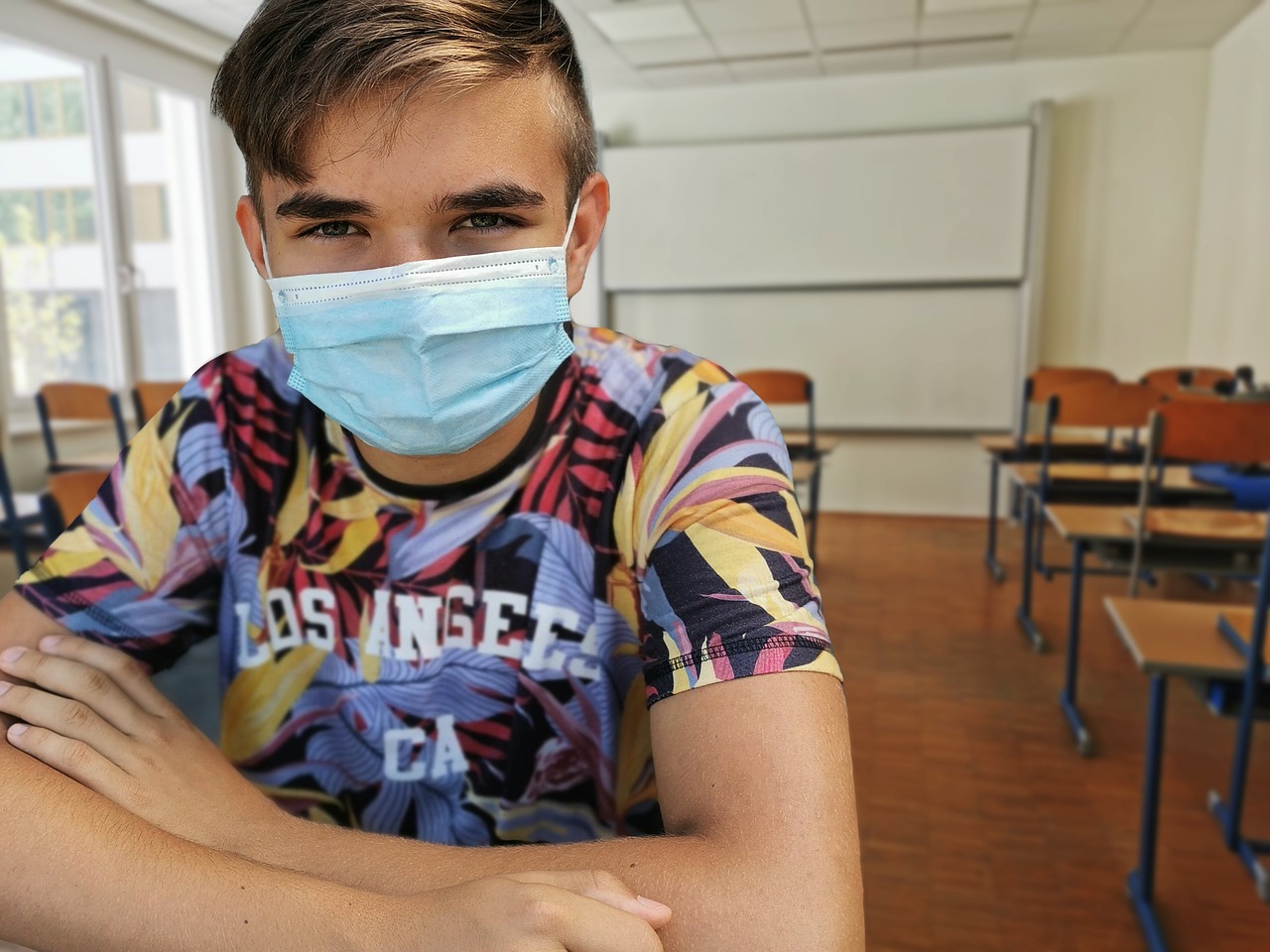 student,  school,  mouth guard,  face mask,  education